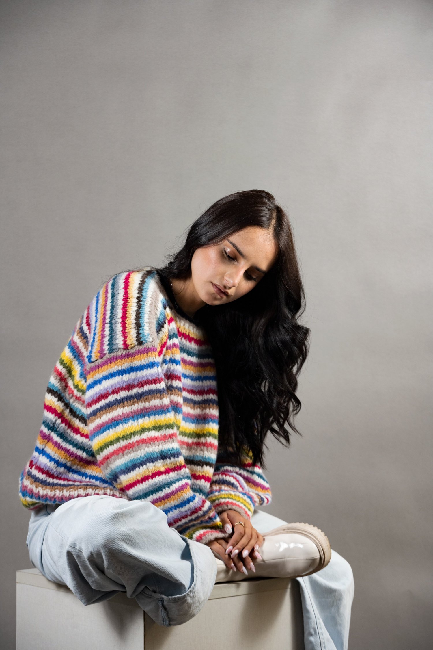 Alma Stripe Pullover — Baby Alpaca Pullovers by Harrington Alpaca Studio