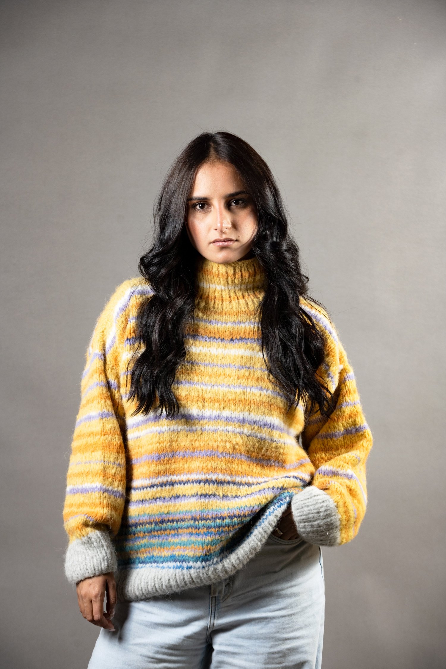 Stripe Howie — Baby Alpaca Pullovers by Harrington Alpaca Studio
