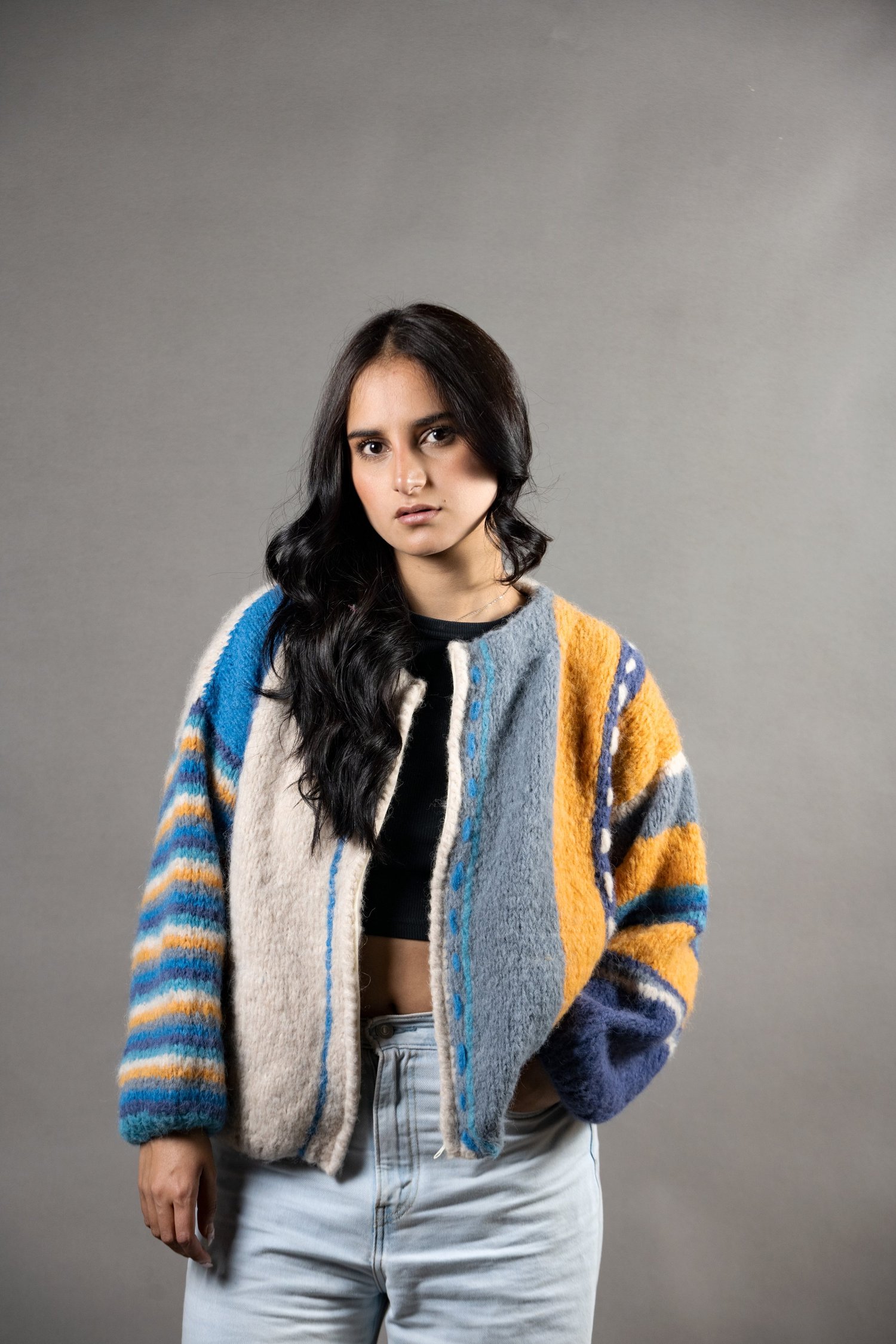 Zip Front — Baby Alpaca Cardigans by Harrington Alpaca Studio